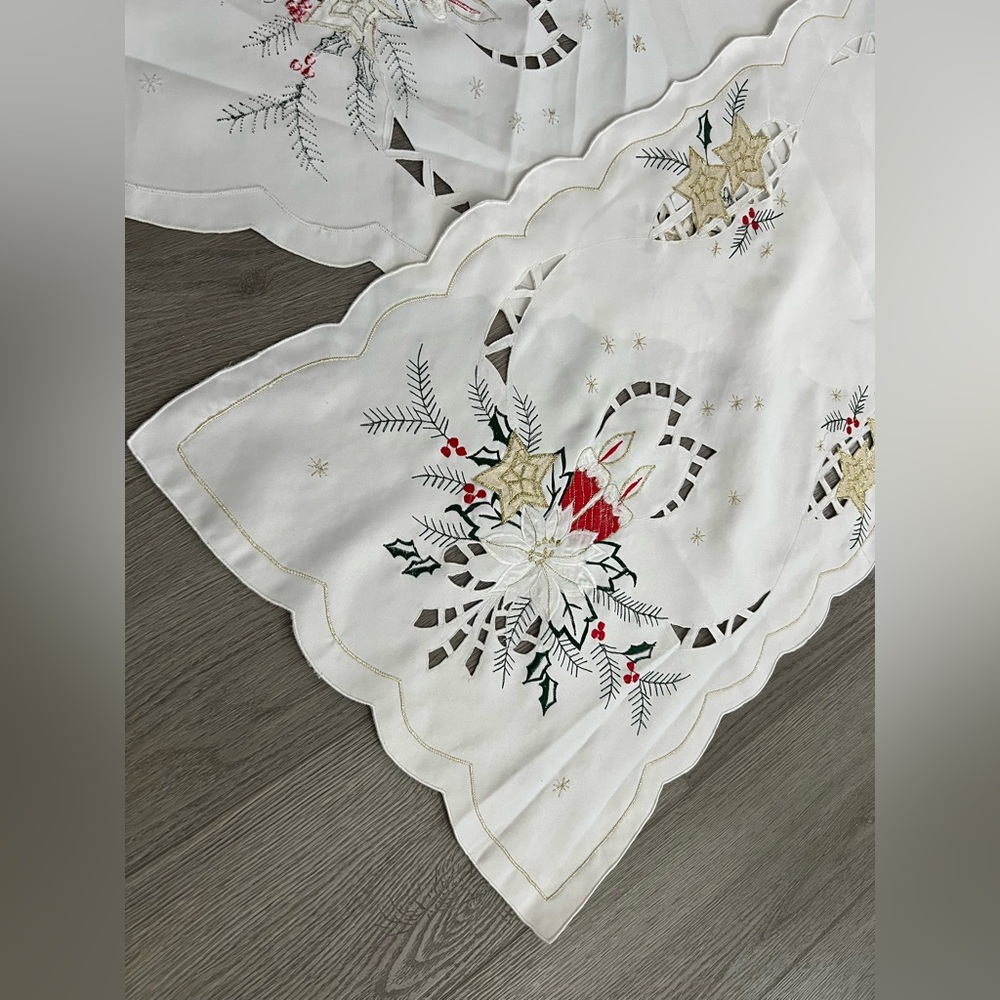 Festival Embroidered Table Runner - Picture 3 of 4